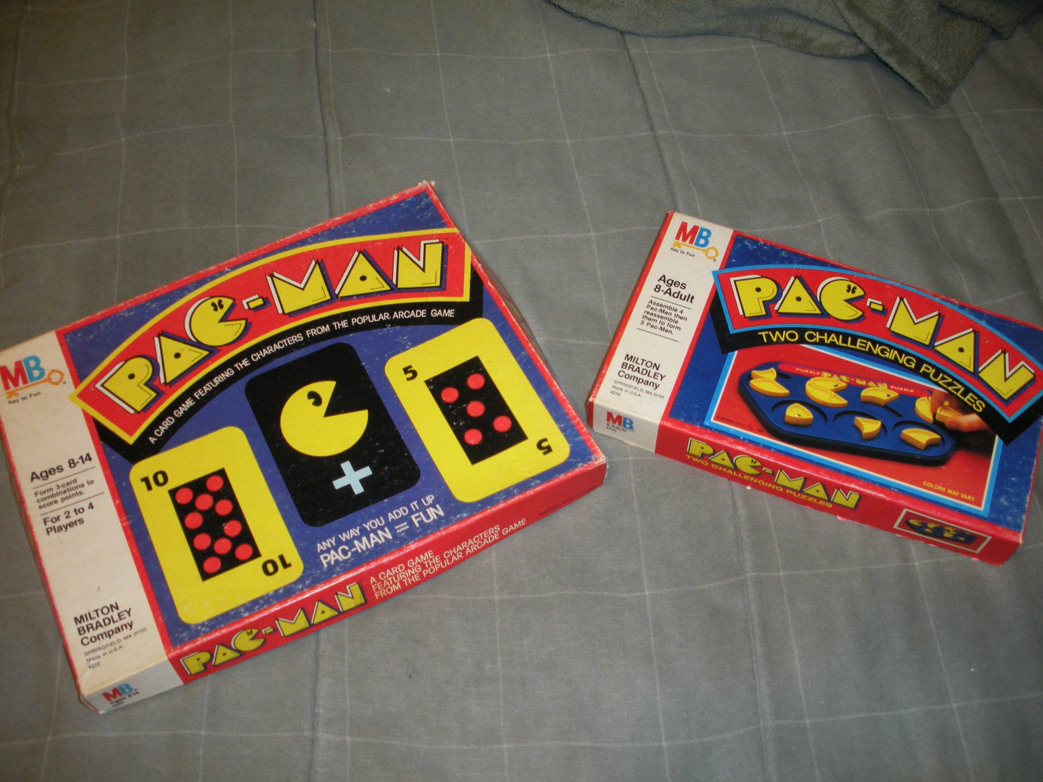 Featured Post Image - Pac-Man Spinoff Games: The Card Game and Two Challenging Puzzles.