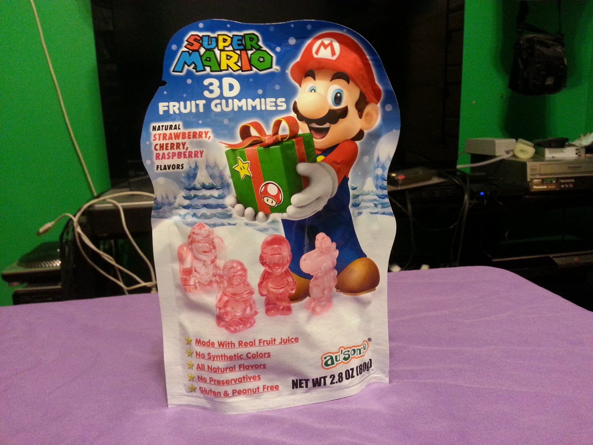 Super Mario 3D Fruit Gummies: Holiday Edition!