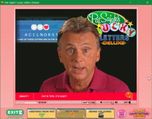 Pat Sajak’s Lucky Letters A crossword game by the Wheel of Fortune guy